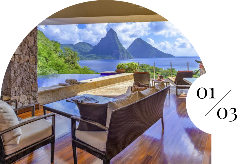 Luxury Hotels and Resorts in St Lucia Banner 1